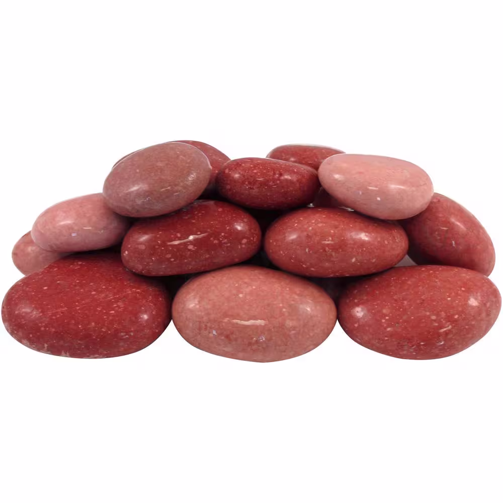 Rain Forest 0.25 cu. ft. 1 in. x 3 in. Bahama Pink Pebbles