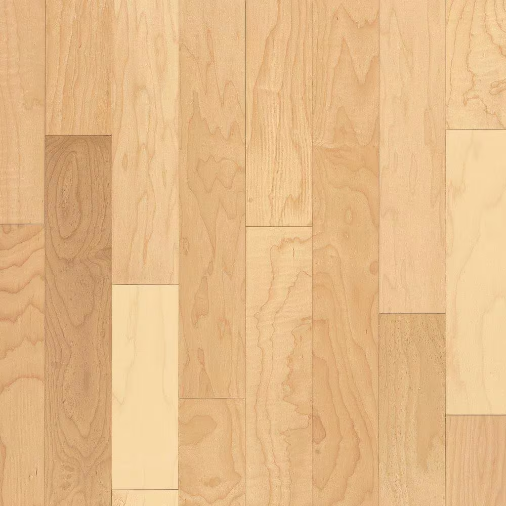 Bruce Natural Maple 3/4 in. Thick x 2-1/4 in. Wide x Random Length Solid Hardwood Flooring (20 sq. ft. / case)