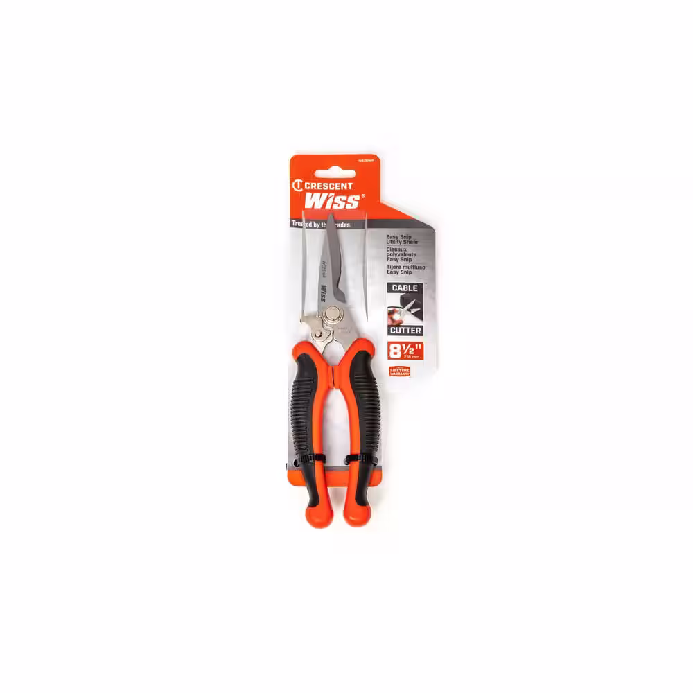 Wiss 8-1/2 in. Stainless Steel Easy Snip Utility Shears