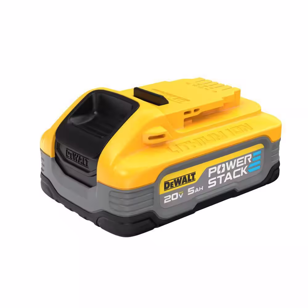 DEWALT POWERSTACK 20V Lithium-Ion 5.0Ah Battery Pack (2 Pack)