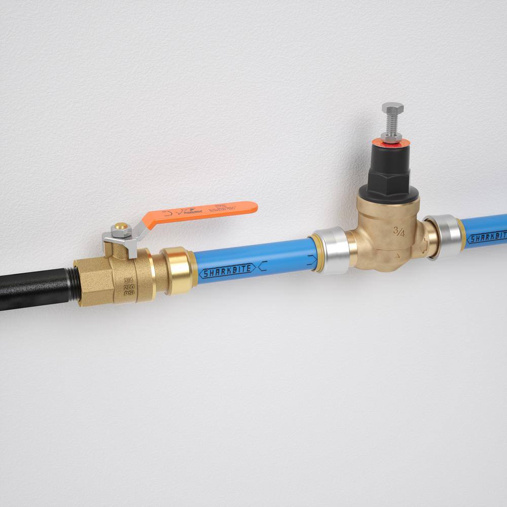 SharkBite 3/4 in. Push-to-Connect x FIP Brass Ball Valve