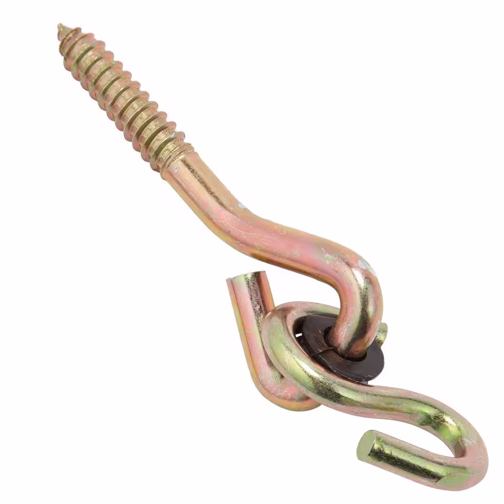 Everbilt 4 in. Chromate-Plated Screw Type Swing Hardware