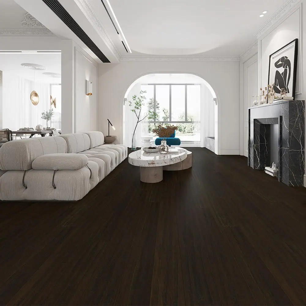 Home Decorators Collection Wellington 3/8 in. T x 5.1 in. W Hand Scraped Strand Woven Engineered Bamboo Flooring (19.2 sqft/case)