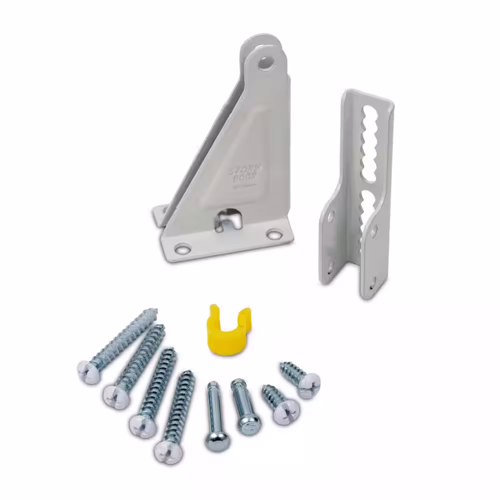 IDEAL SECURITY White Heavy-Duty Door Closer with Touch and Hold