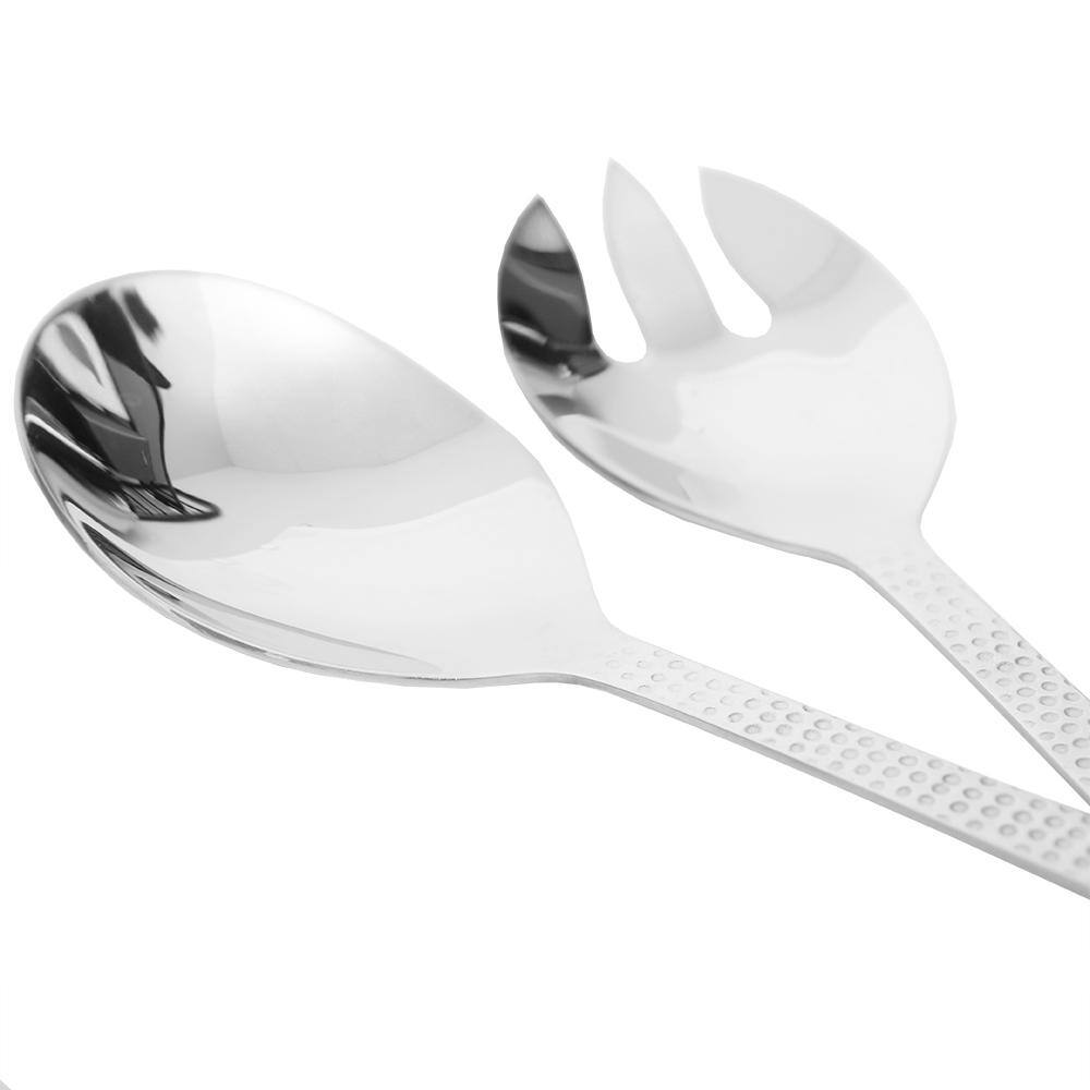 Home Basics 2-Piece Stainless Steel Serving Set