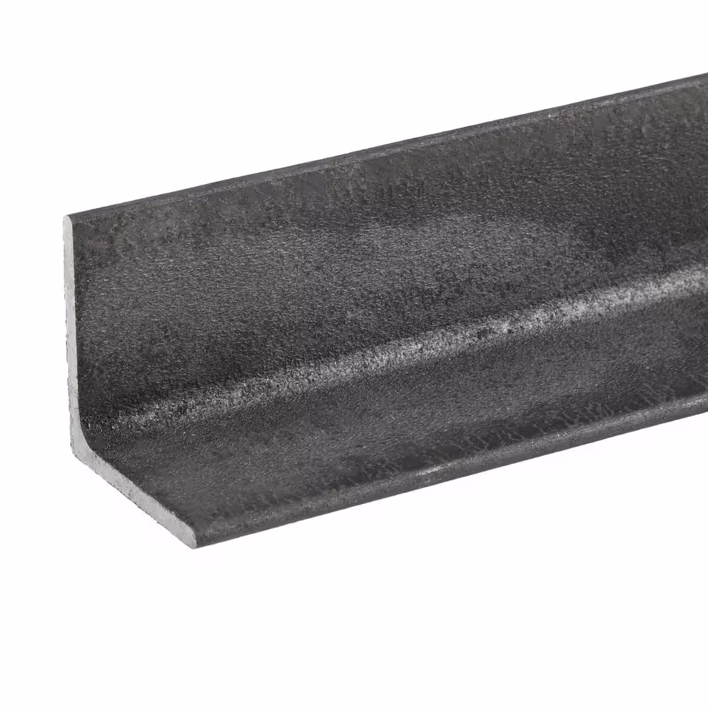 Everbilt 1-1/2 in. x 48 in. Plain Steel Angle with 1/8 in. Thick
