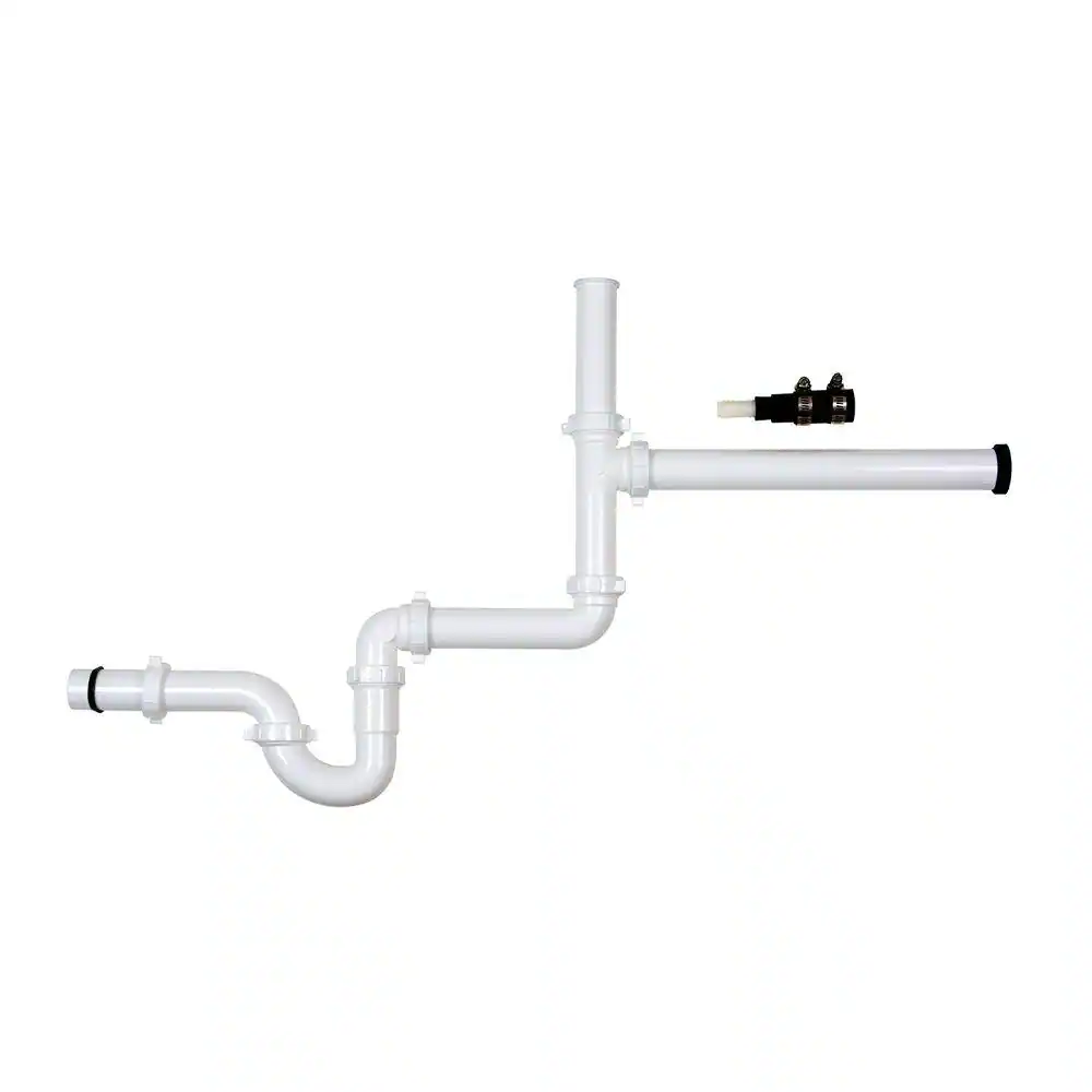 Oatey 1-1/2 in. White Plastic Slip-Joint Garbage Disposal Install Kit with 14 oz. Plumber's Putty
