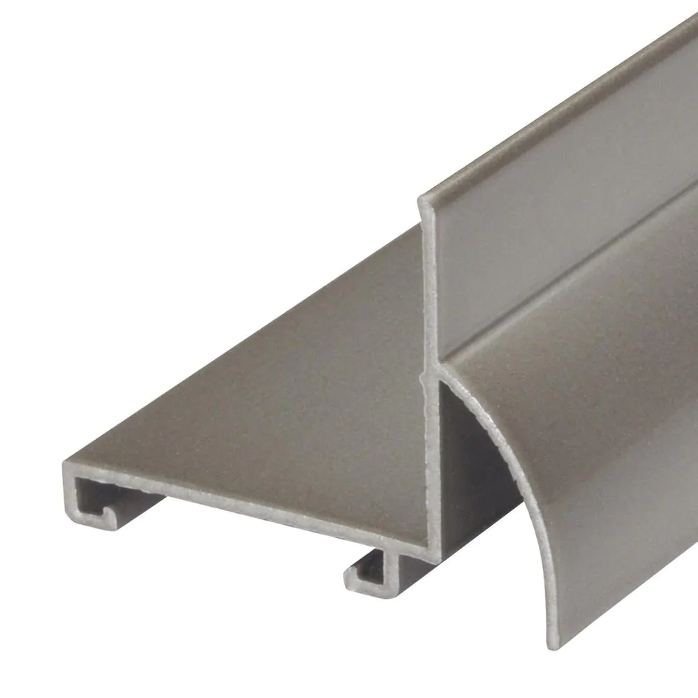 M-D Building Products 36 in. Satin Nickel Aluminum L-Shape Screw-on Under Door Seal