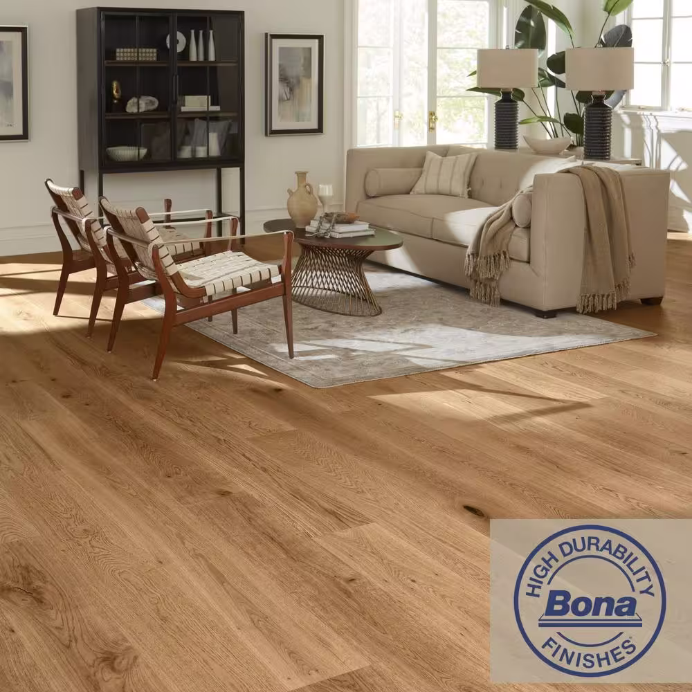ASPEN FLOORING Meadow Hickory 9/16 in. T x 8.66 in. W Water Resistant Engineered Hardwood Flooring (31.25 sqft/case)