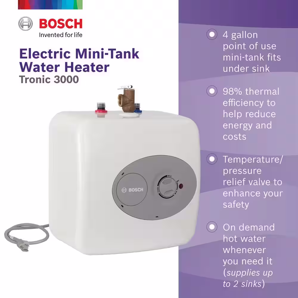 Bosch 4 Gal. Mini-Tank Electric Water Heater