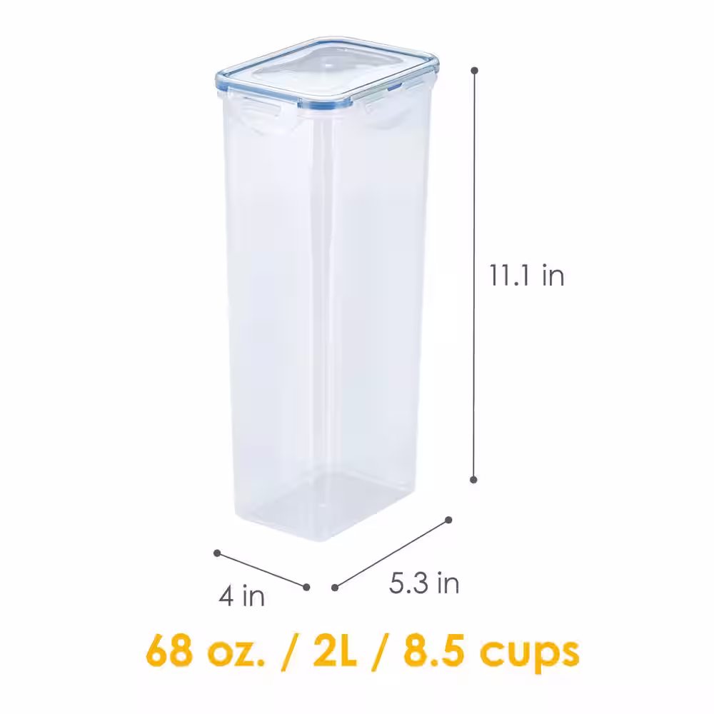 LocknLock Pantry 2-Piece 8.5-Cup Pasta Storage Container Set
