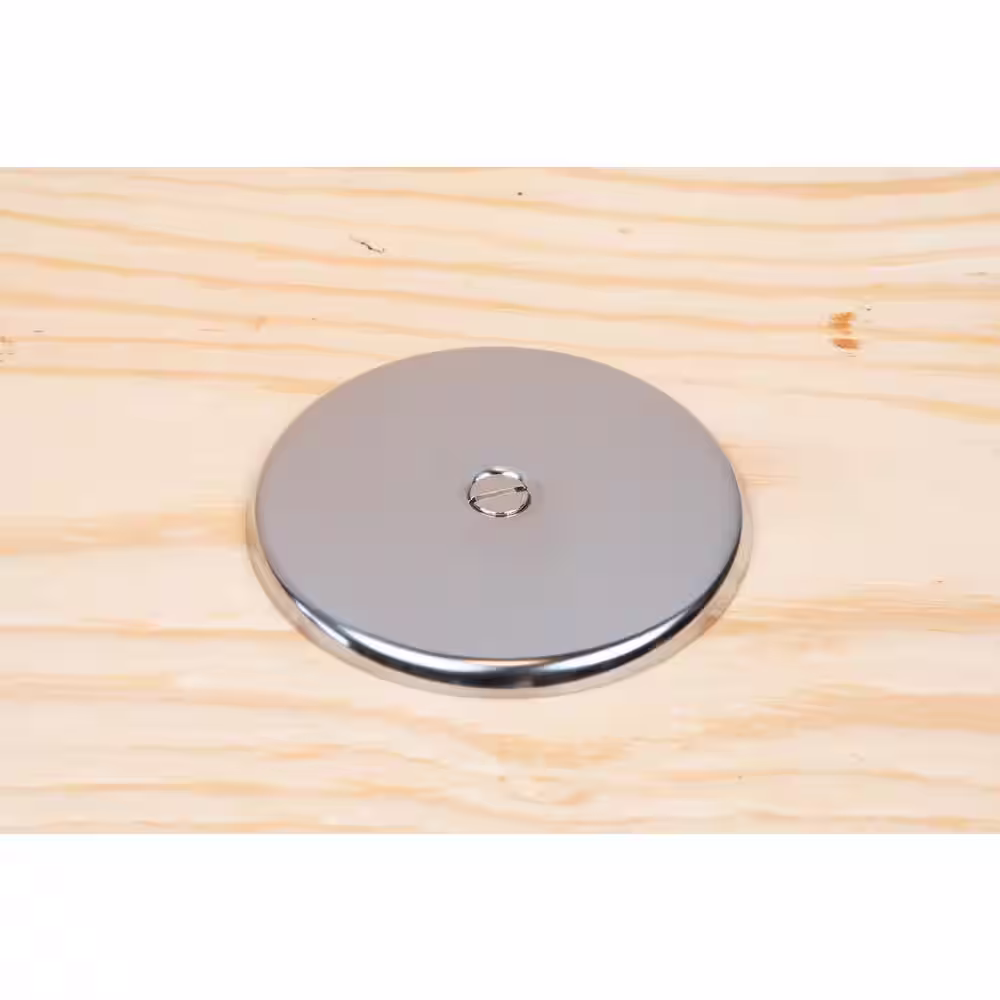 Oatey 4 in. Stainless Steel Flat Cleanout Cover Plate