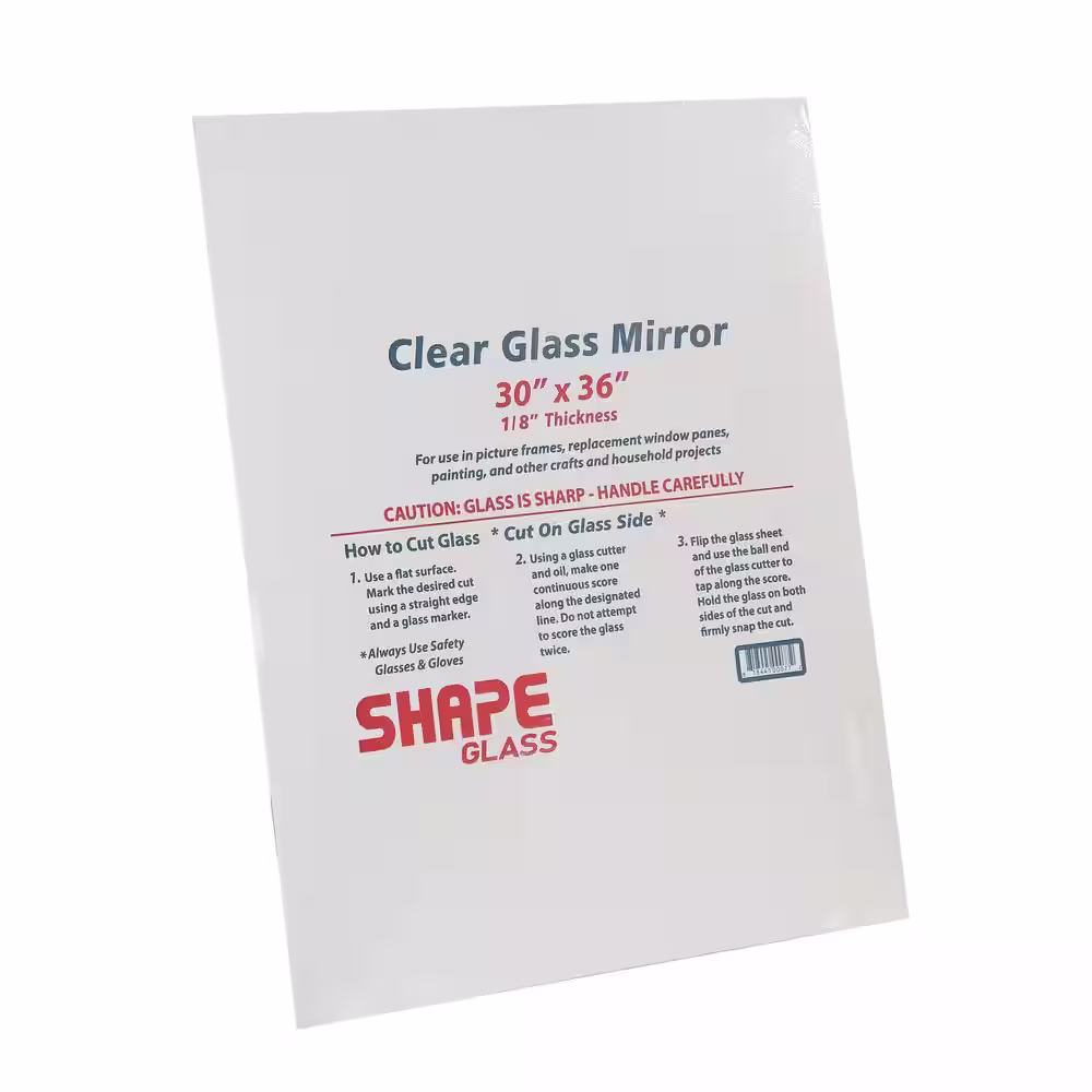 SHAPE PRODUCTS Medium Rectangle Mirror (36 in. H x 30 in. W)