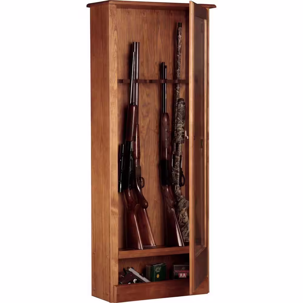 American Furniture Classics 4.78 cu. ft. 10 Gun Cabinet