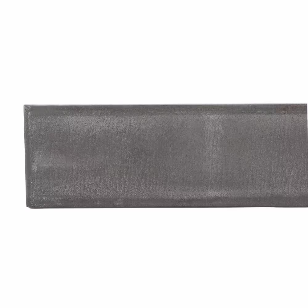 Everbilt 1 in. x 48 in. Plain Steel Flat Bar with 1/8 in. Thickness