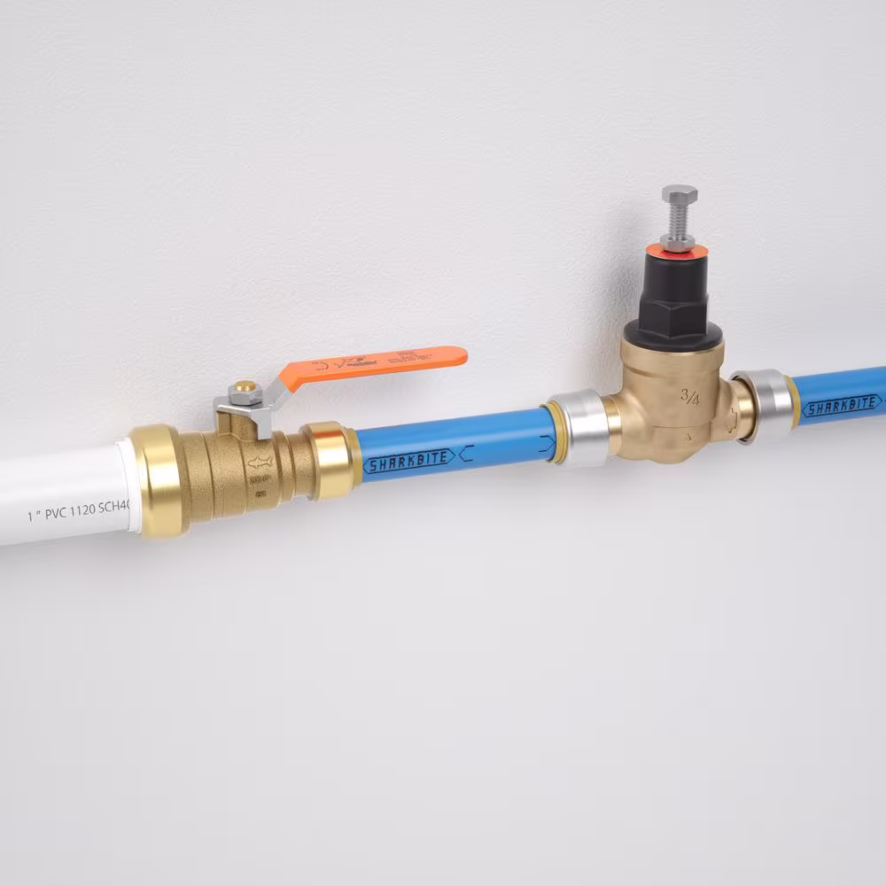 SharkBite 1 in. Push-to-Connect PVC IPS x 3/4 in. CTS Brass Ball Valve