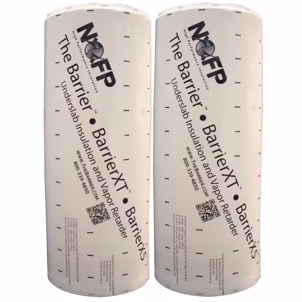NOFP 4 ft. x 96 ft. BarrierHL 1/4 in. Thick EPS Foam Insulation with Vapor Retarder (Case of 2)