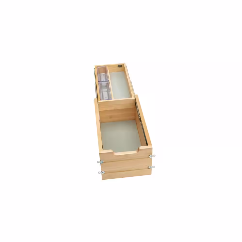 Rev-A-Shelf 12 in. Vanity Tiered Drawer with Soft-Close Slides and Full Access