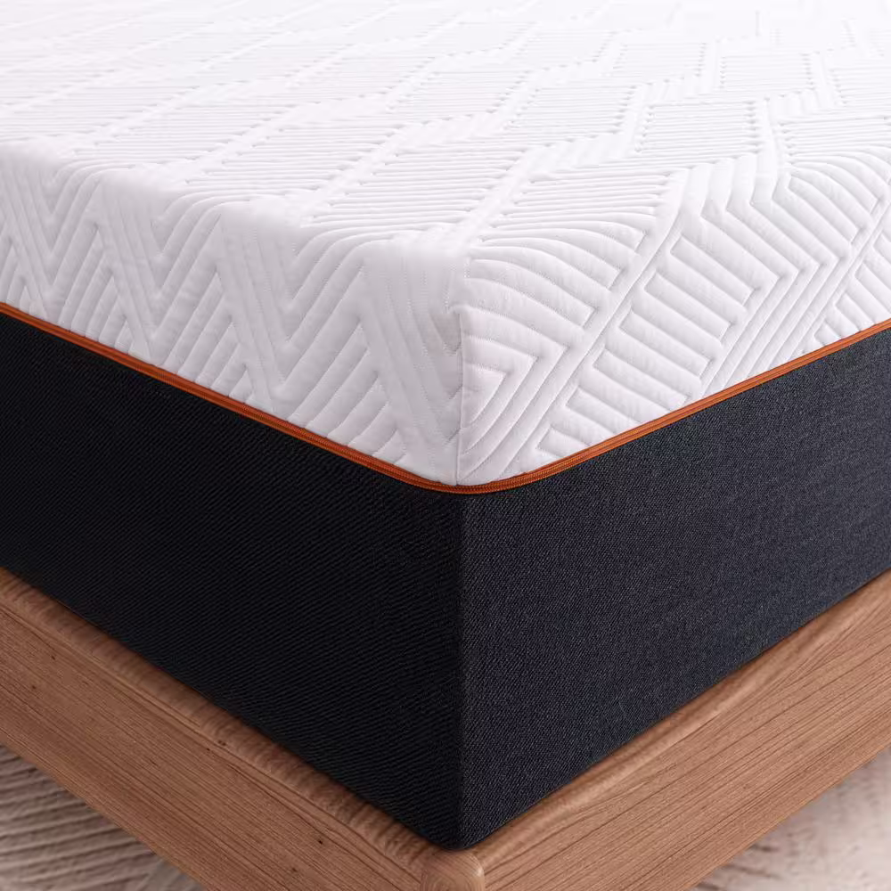 Molblly King Medium Memory Foam 12 in. Bed-in-a-Box Mattress