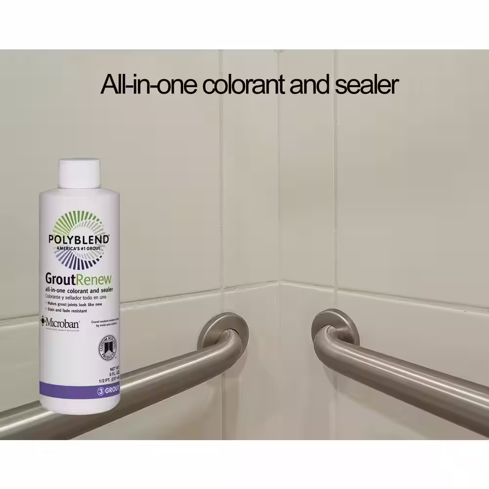 Custom Building Products Polyblend #333 Alabaster 8 oz. Grout Renew Colorant