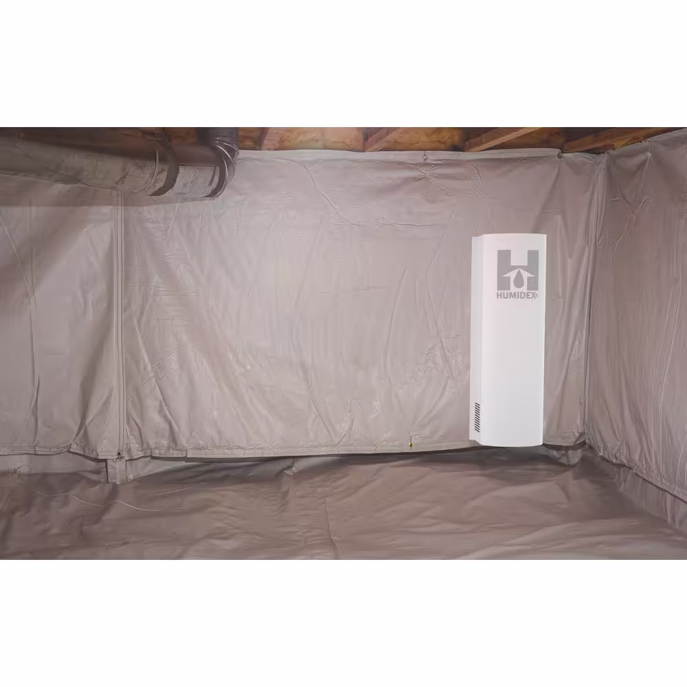 Humidex Whole House Crawl Space Digital Ventilation System/Dehumidifier for 3000 sq.ft. with Wi-Fi/Remote Control