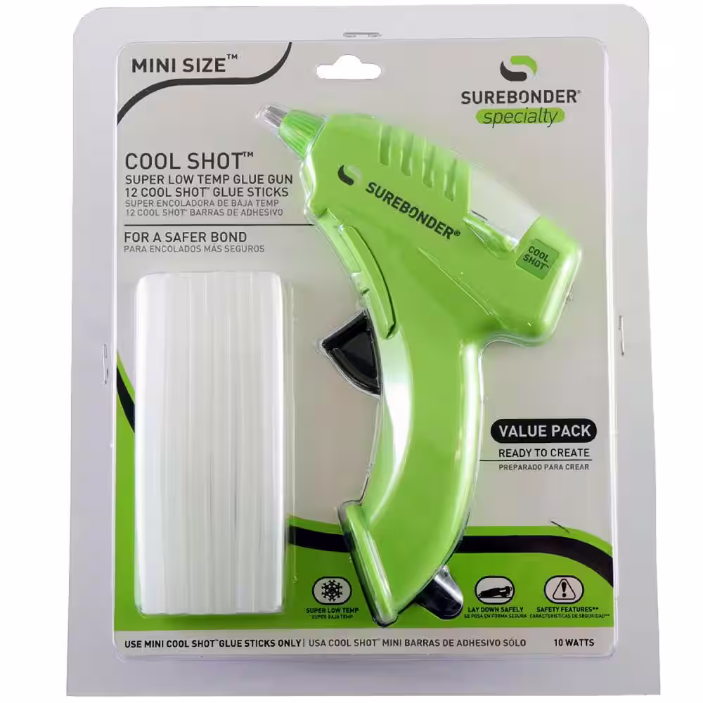 Surebonder Cool Shot Glue Gun Kit with 12 Sticks