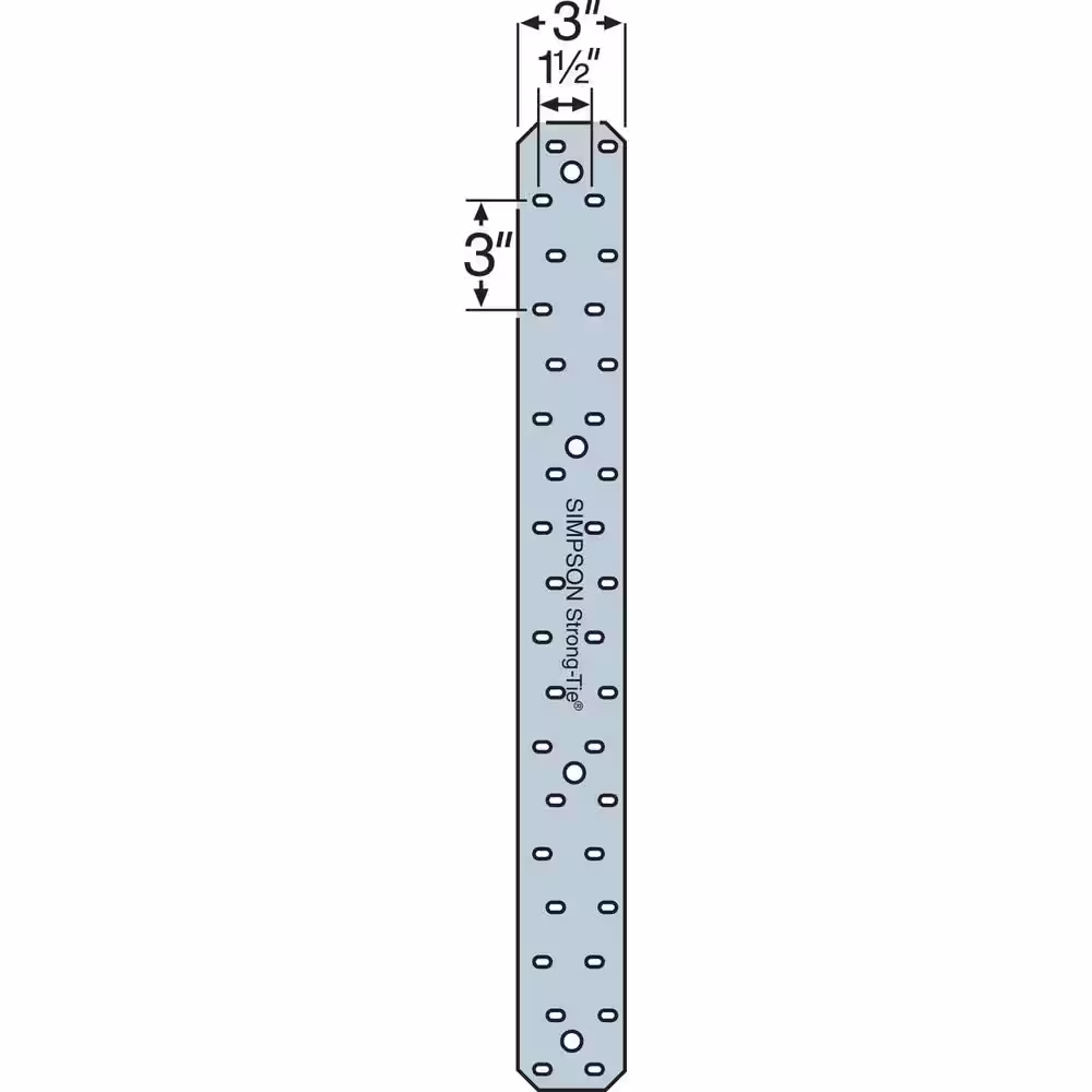 Simpson Strong-Tie MSTC 52-1/4 in. 16-Gauge Galvanized Medium Strap