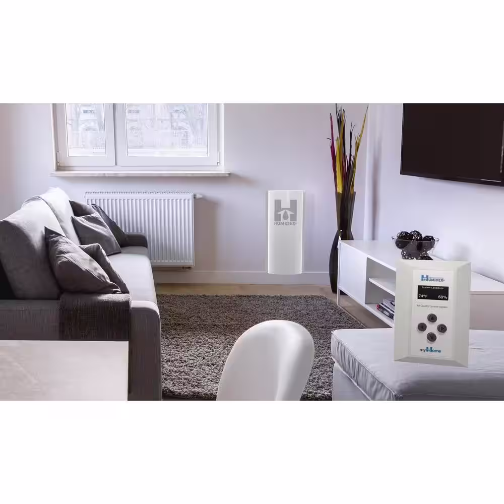 Humidex Automated Apartment Digital Ventilation System/Dehumidifier for 2000 sq.ft. with Wi-Fi/Remote Control