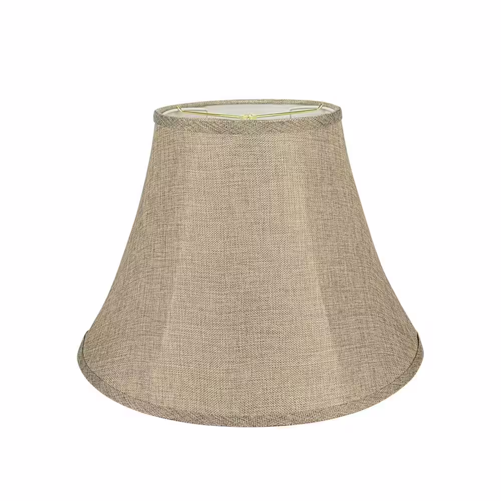 Aspen Creative Corporation 18 in. x 13 in. Natural Bell Collaspsible Lamp Shade