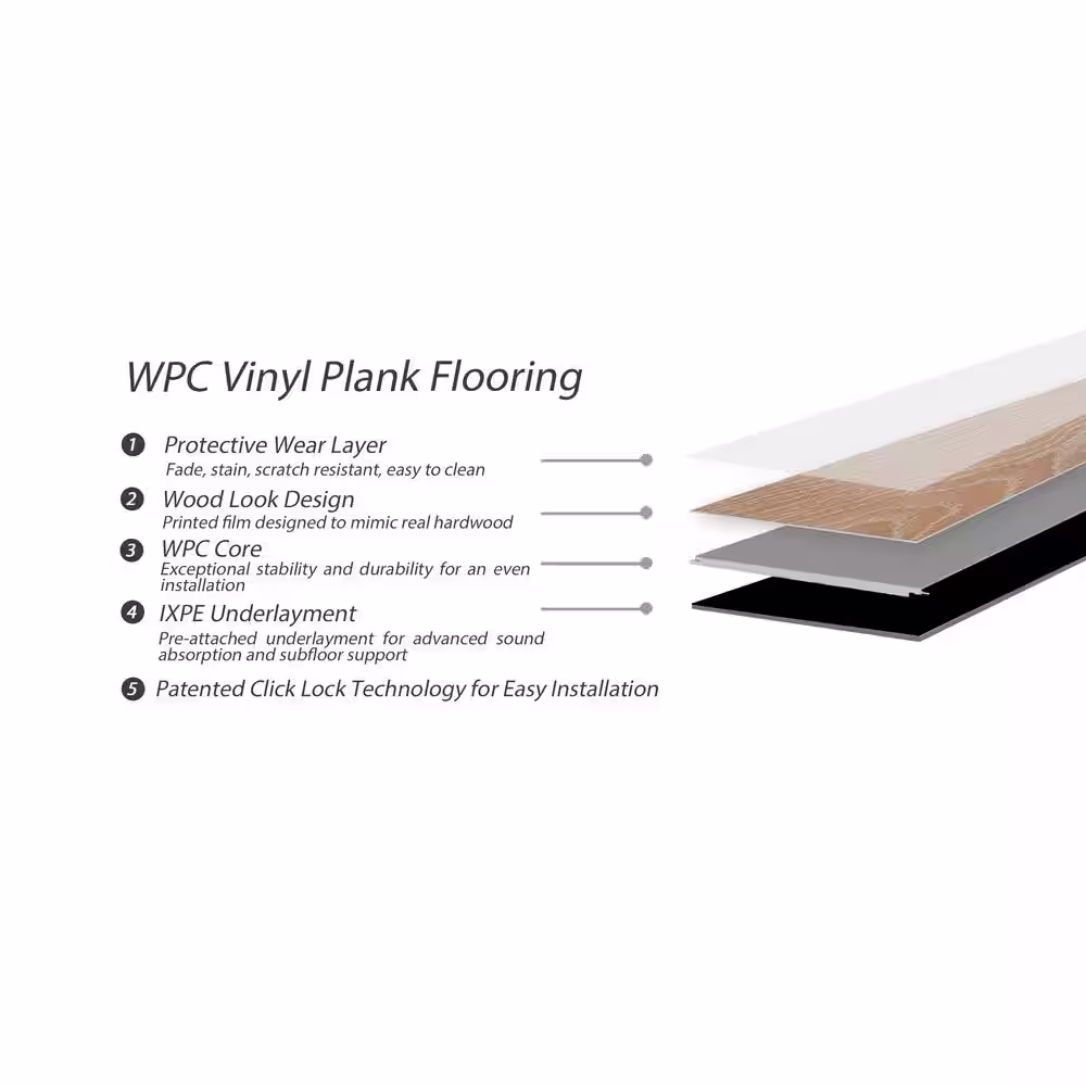 Montserrat Romulus Deep Espresso 20 MIL x 9 in. W x 60 in. L Click Lock Waterproof Luxury Vinyl Plank Flooring (30.1 sqft/case)
