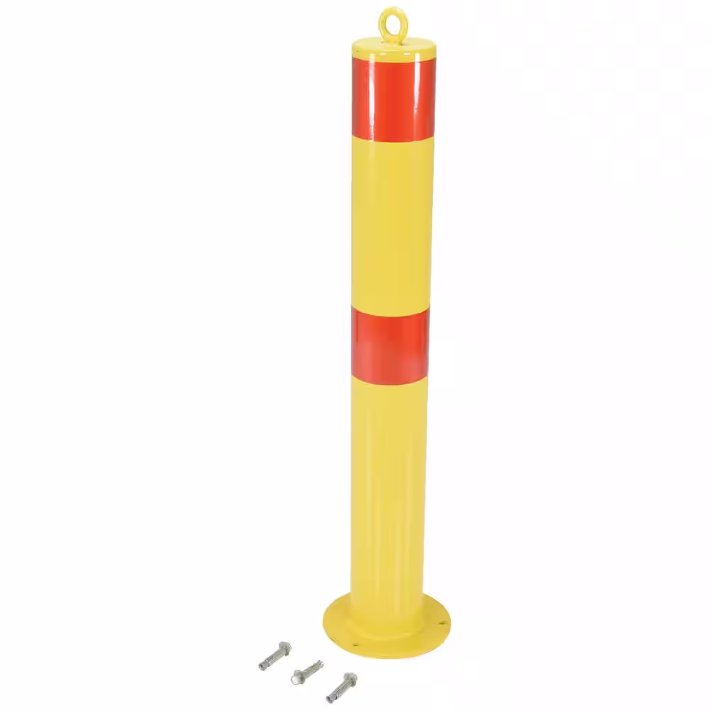 Vestil 36 in. x 4 in. Dia Yellow Steel Bollard