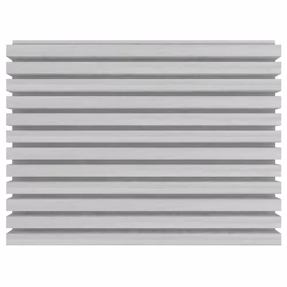 NewTechWood 4.8 in. x 192 in. European Siding System Composite Norwegian Board Siding in Icelandic Smoke White (14-Piece)
