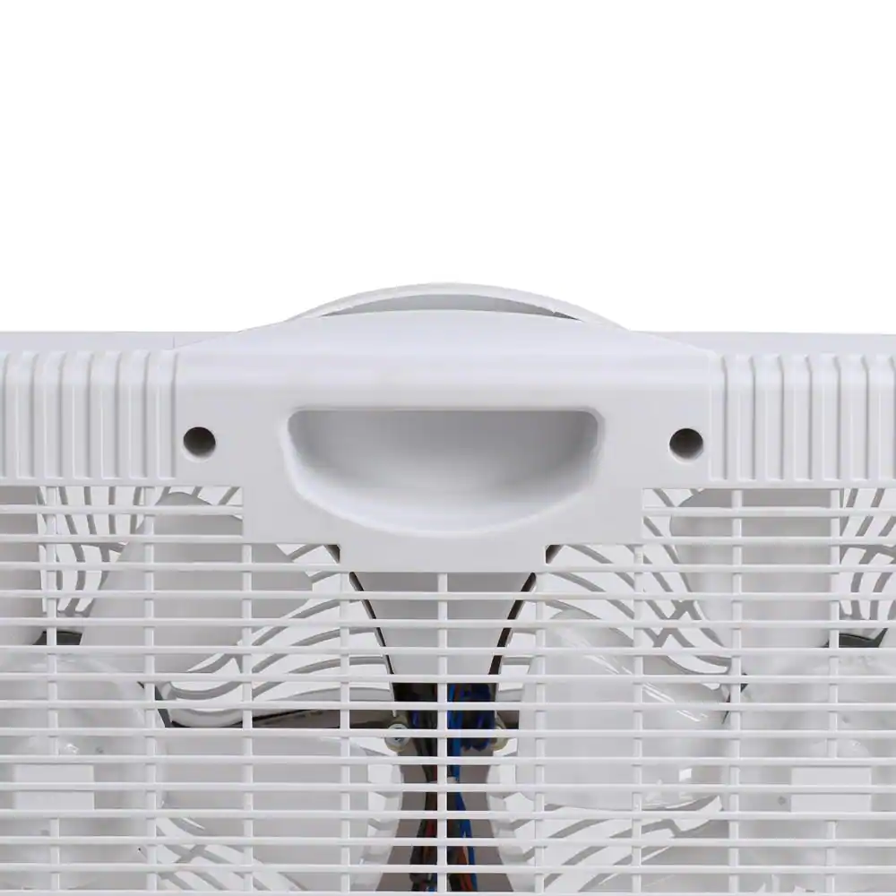 GENESIS Twin Window Fan with 9 in. Blades Adjustable Thermostat and Max Cool Technology ETL Certified