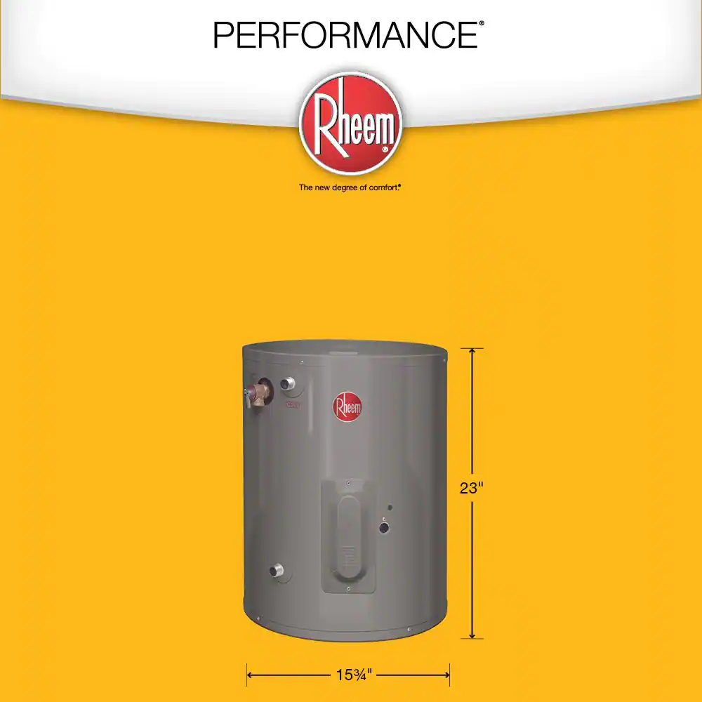 Rheem Performance 10 gal. 6-Year 2000-Watt Single Element Electric Point-Of-Use Water Heater