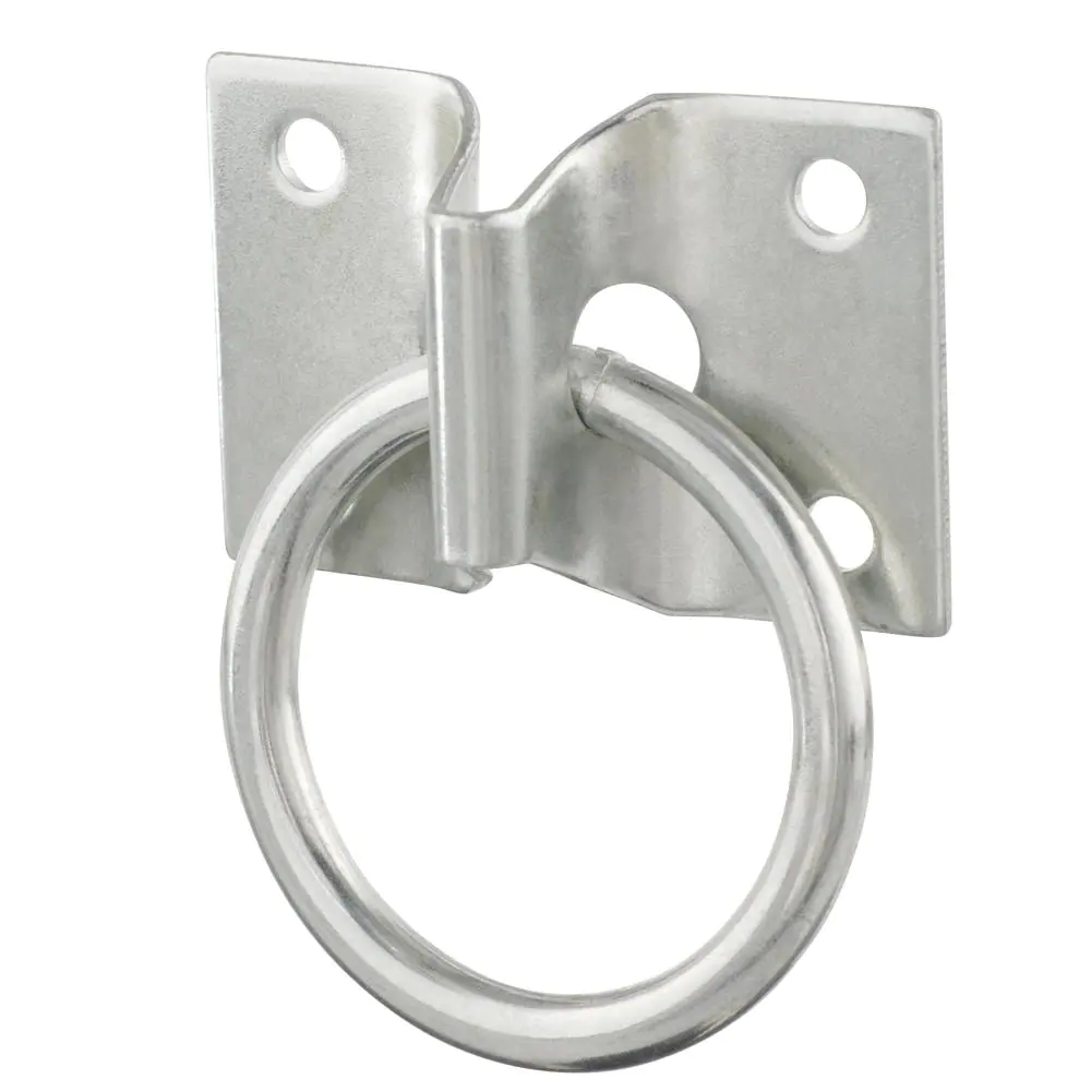 Everbilt 2.7 in. Zinc-Plated Hitching Ring with Wall Mount