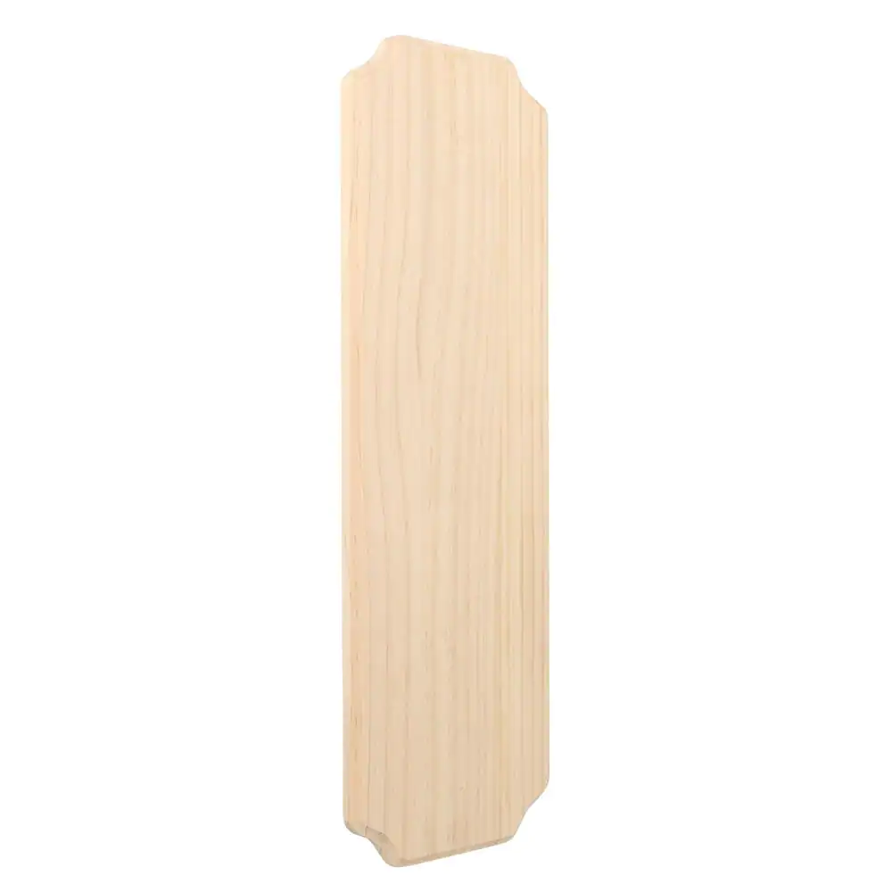 Everbilt 6 in. x 17 in. Natural Pine Address Plaque