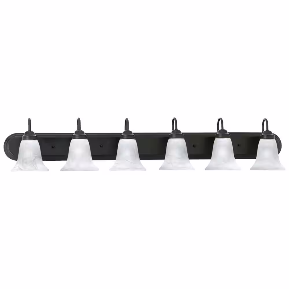 Thomas Lighting Homestead 6-Light Painted Bronze Wall Vanity Light