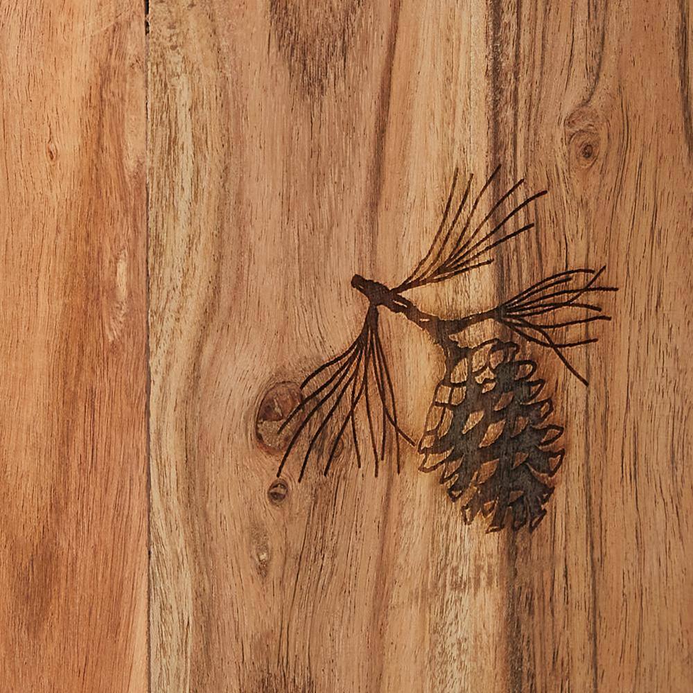 Park Designs Rustic Wood Small Canister