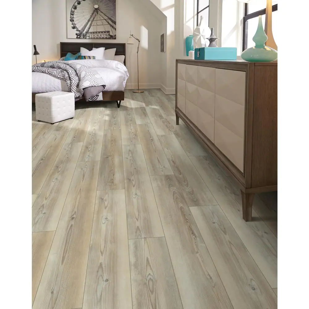 Shaw Sydney Country Pine 20 MIL x 7 in. W x 48 in. L Click Lock Waterproof Luxury Vinyl Plank Flooring (18.9 sqft/case)