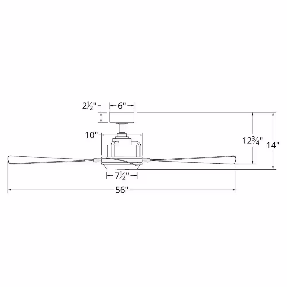 Modern Forms Osprey 56 in. 3000K Integrated LED Indoor/Outdoor Matte Black Barn Wood Smart Ceiling Fan with Light Kit and Remote