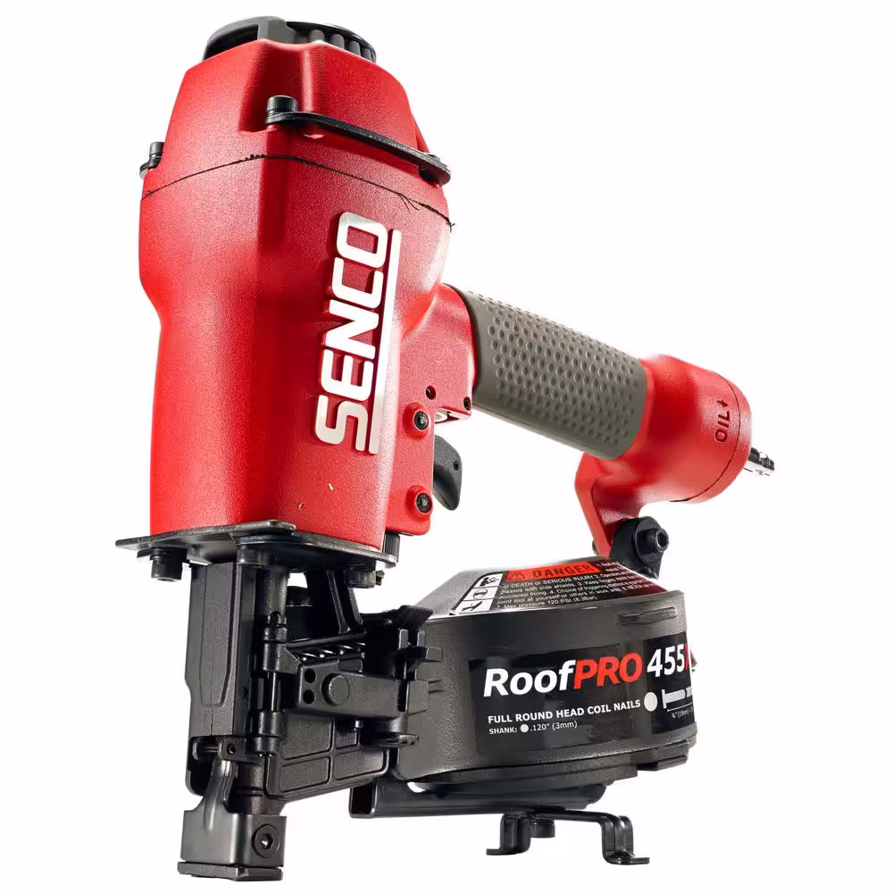 Senco RoofPro445XP Pneumatic 15-Degree 1-3/4 in. Coil Nailer