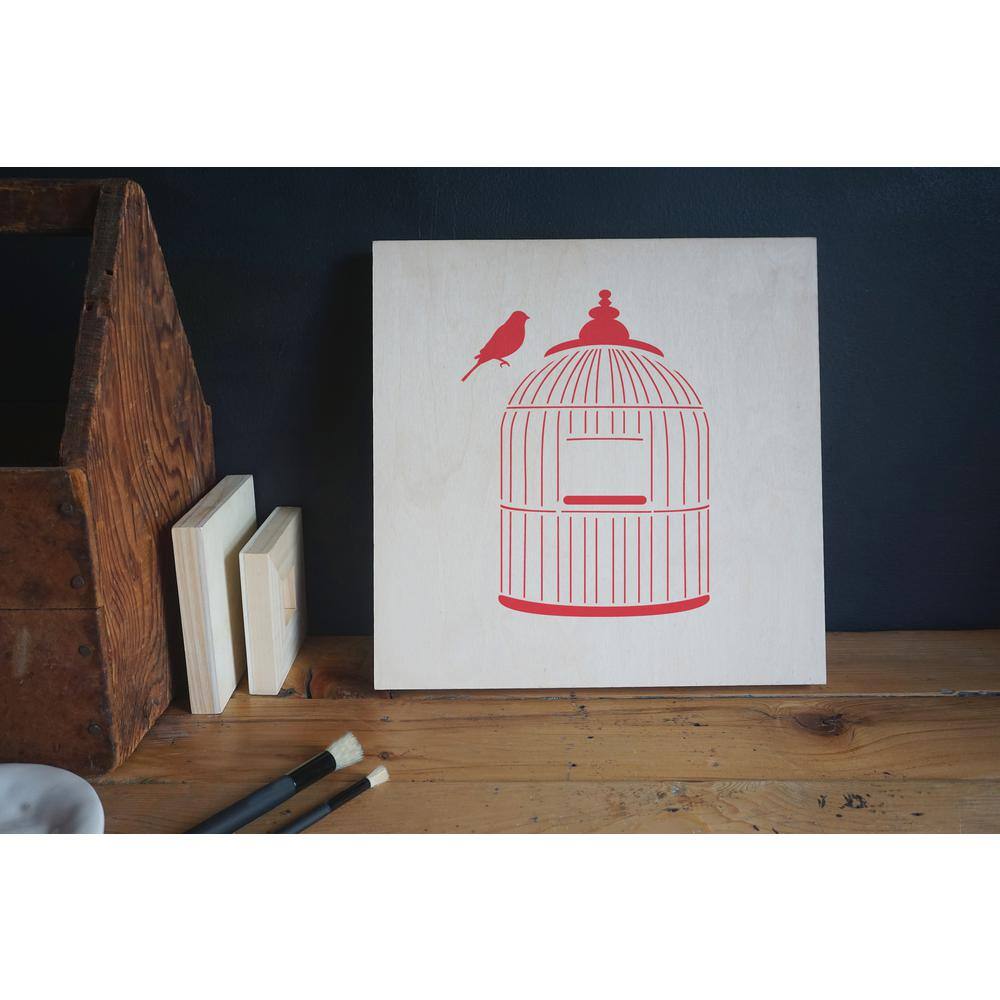 Stencil1 Bird Cage Stencil