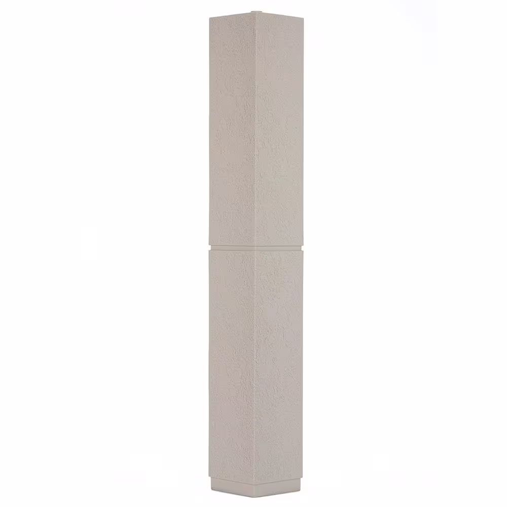 None NovikStone Universal Corner 3.5 in. x 24.5 in. Stone Siding Corner in Gray Mortar (5 corners Per Box, 10 lin. ft.)