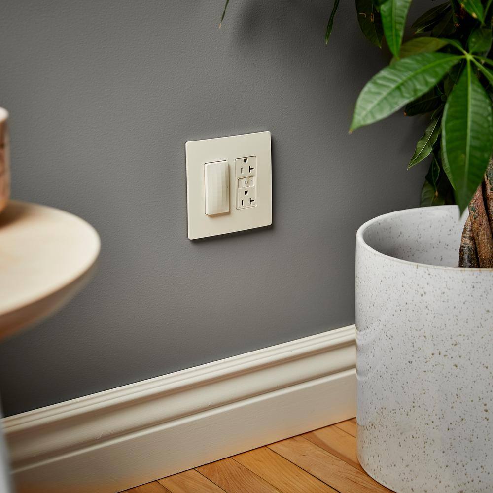 Legrand radiant with Netatmo Surface Mount Smart Gateway Hub, Light Almond