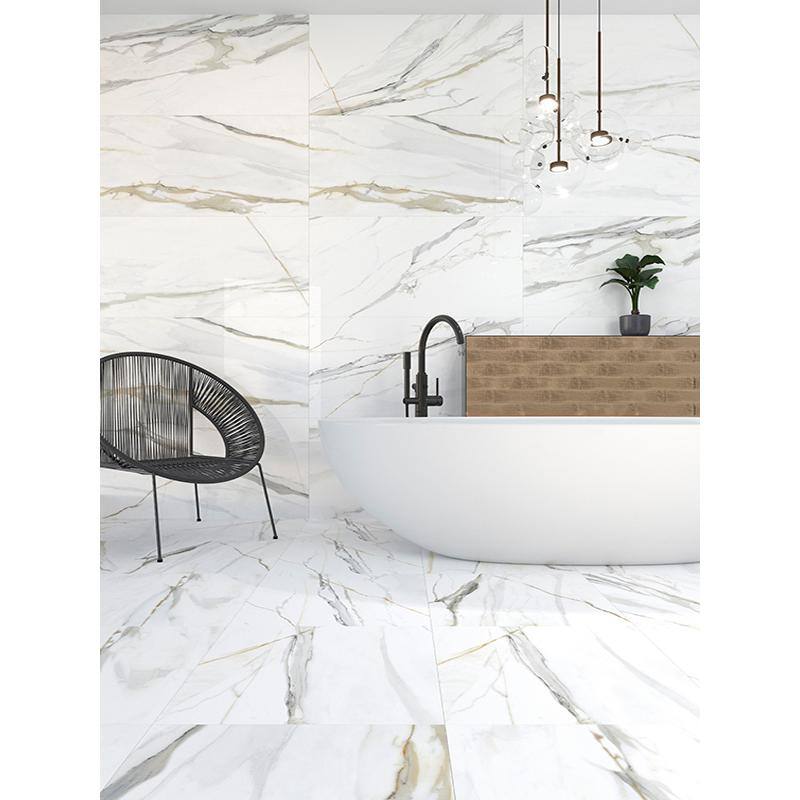 Apollo Tile Splendor 24 in. x 48 in. White Porcelain Matte Wall and Floor Tile (15.48 sq. ft./case) 2-Pack