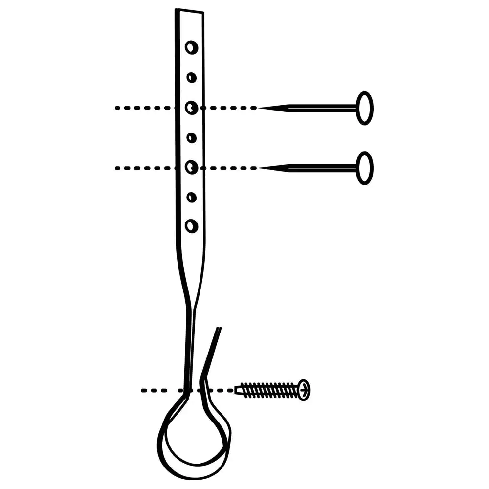 Oatey 2 in. Galvanized DWV Pipe Hanger