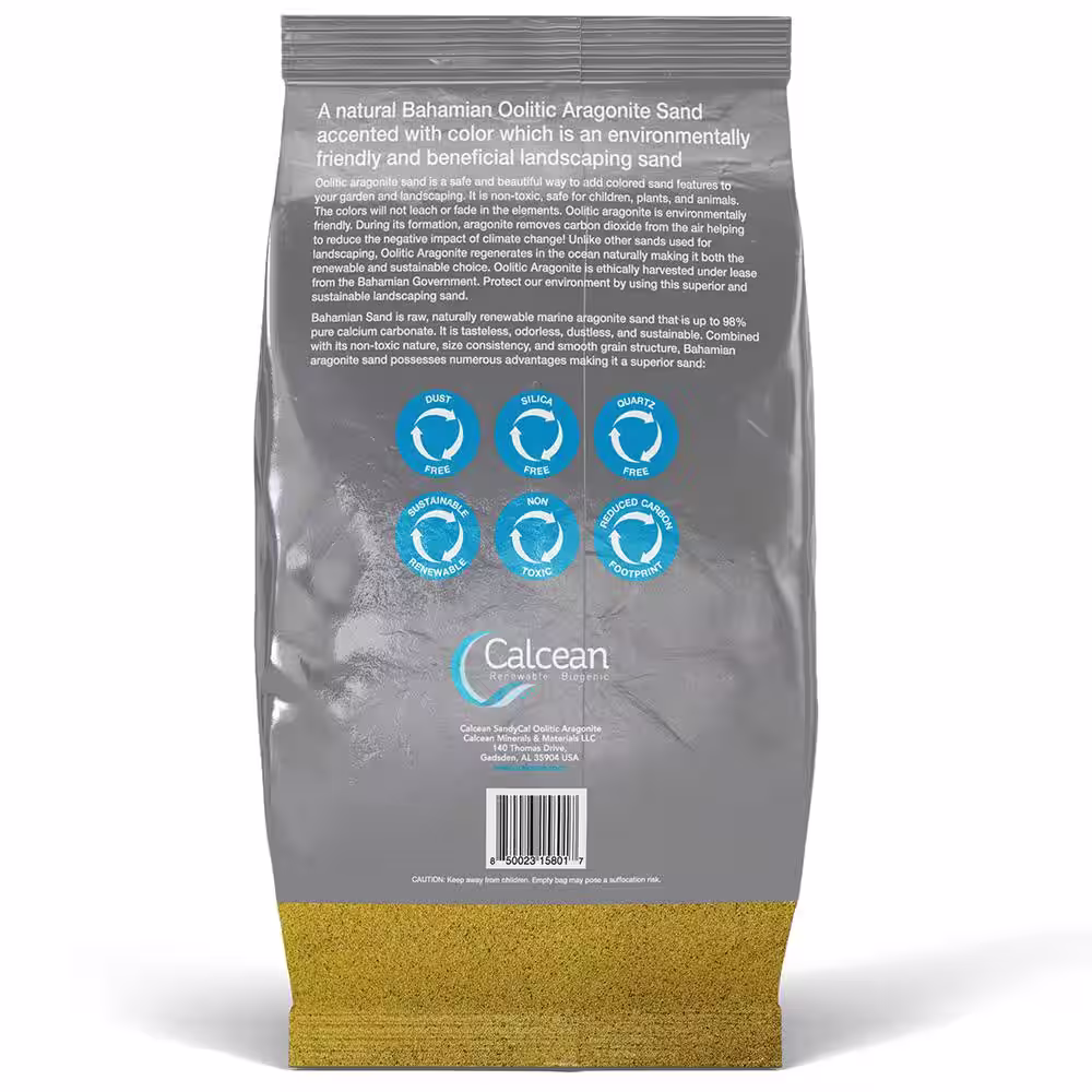 Calcean Renewable Biogenic 20 lbs. Landscaping Sand - Sunny Yellow
