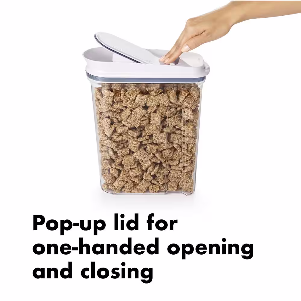 OXO Good Grips 3.4 qt. Medium POP Cereal Dispenser with Airtight Lid (3-Pack)