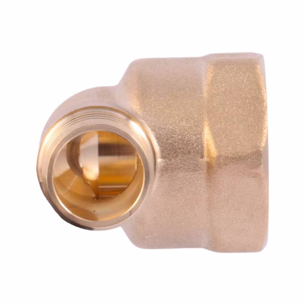 SharkBite 3/4 in. PEX Crimp x 3/4 in. FNPT Brass 90-degree Elbow Fitting
