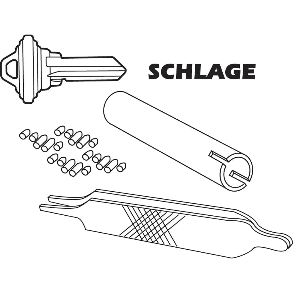 Prime-Line Re-Key A Lock Kit, Schlage Type 